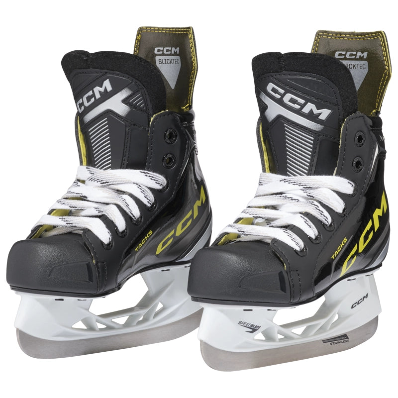CCM Tacks XF80 Youth Ice Hockey Skates - Lightweight & Durable for Hockey Training & Games - Perfect for Kids & Teens on Ice