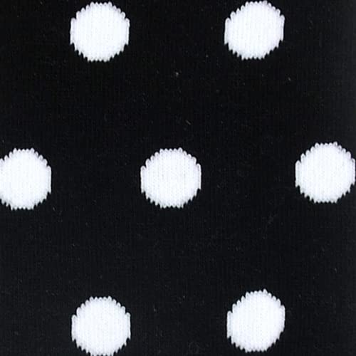 Black With White Polka Dots / 8 Pack