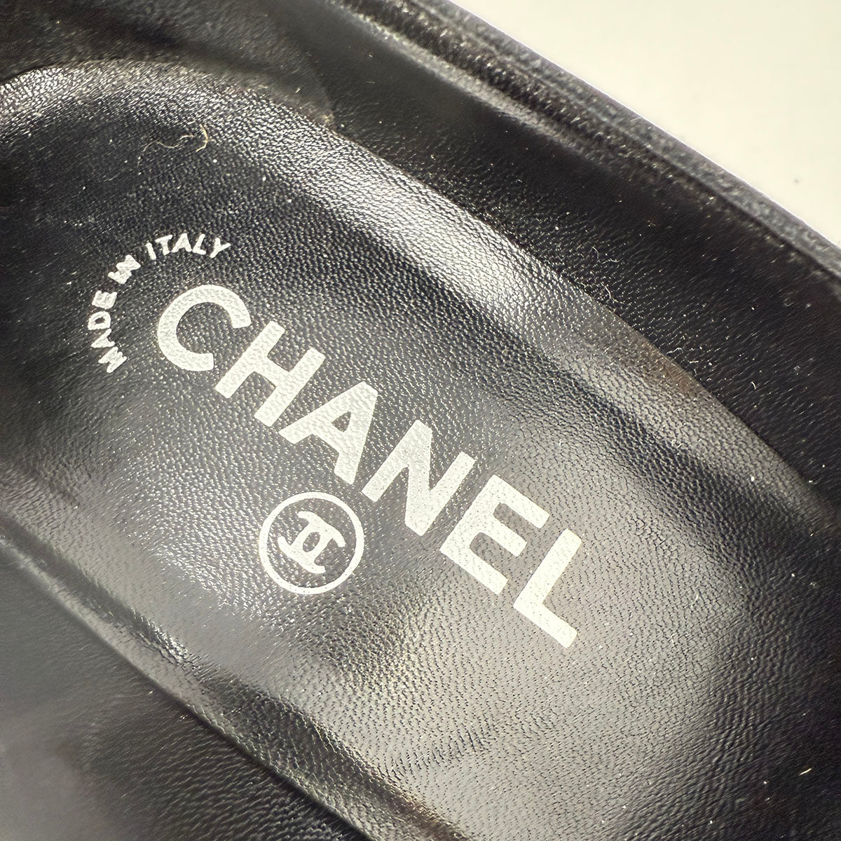 Chanel Classic Black Leather Pumps Size 6 - Women's Luxury High Heel Shoes for Office, Party & Special Occasions