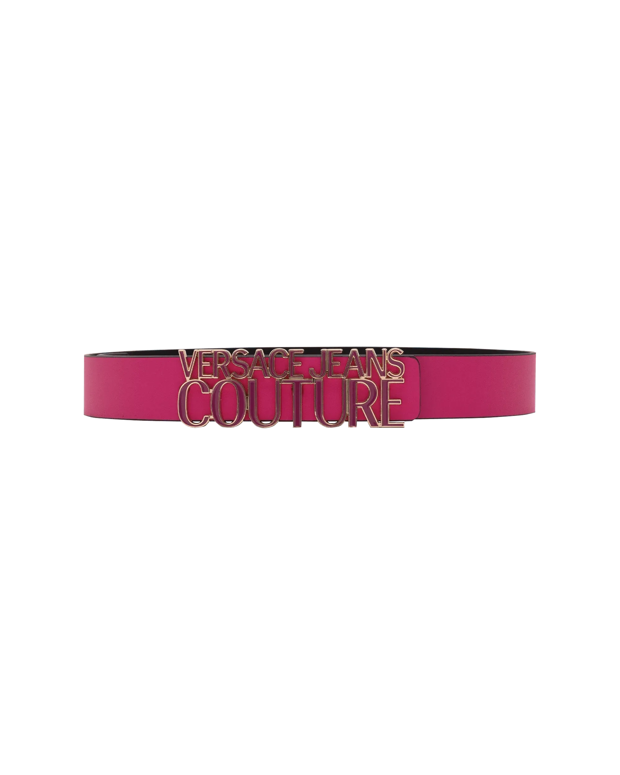Premium Genuine Leather Belt with Gold Trim Logo - Stylish & Durable for Men's Fashion, Office Wear & Casual Outfits
