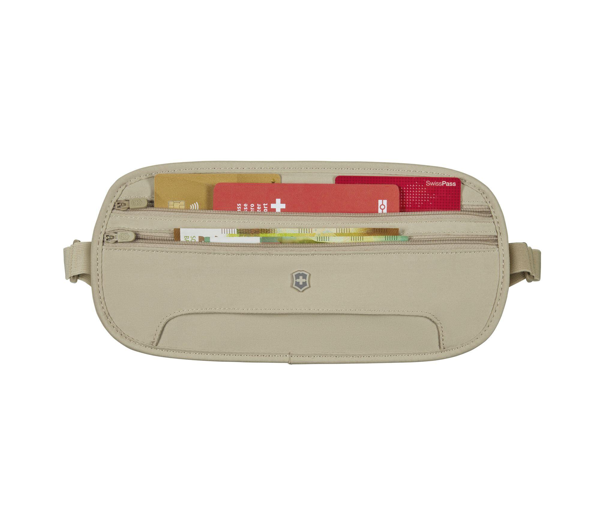 Victorinox TA 5.0 Deluxe RFID Blocking Security Belt - Anti-Theft Travel Money Belt for Men & Women - Perfect for Airports, International Travel & Everyday Use