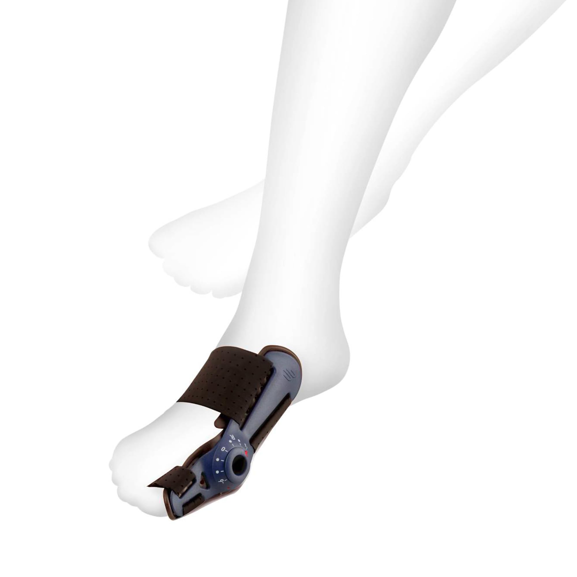 Bauerfeind ValguLoc II Bunion Splint - Adjustable Toe Brace for Pain Relief & Hallux Valgus Correction - One Size Fits Most - Black - Ideal for Sleeping, Walking & Post-Surgery Recovery