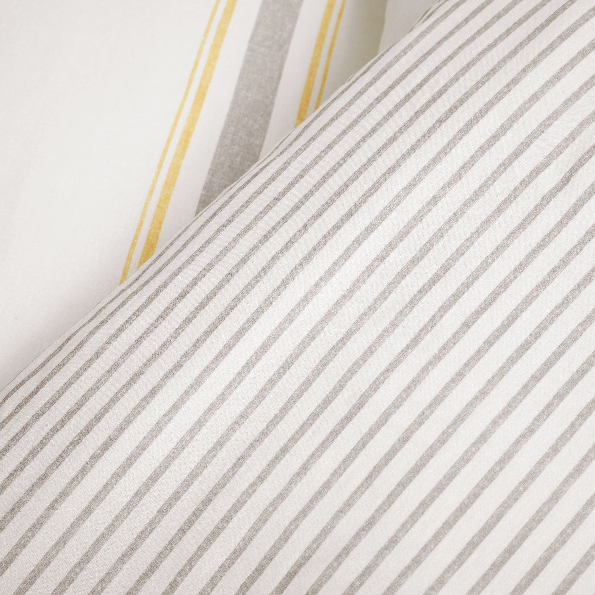 Farmhouse Stripe 100% Cotton Duvet Cover Set - Soft & Breathable Bedding for Cozy Bedroom Decor - Perfect for Guest Rooms, Master Bedrooms & Vacation Homes