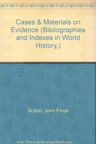 Cases and Materials on Evidence (American Casebook Series) - Law School Textbook for Evidence Law Studies, Legal Education Resource, Courtroom Practice Guide
