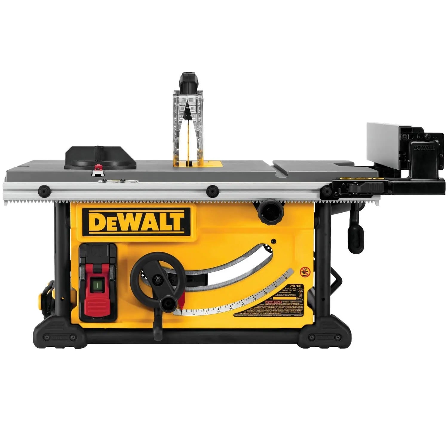 DEWALT DWE7491RS 10-Inch Jobsite Table Saw with 32-1/2 Inch Rip Capacity - Perfect for Woodworking, DIY Projects, and Professional Construction Sites