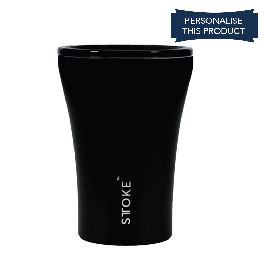 Sttoke 8oz Reusable Coffee Cup with Lid - Insulated Travel Mug for Hot & Cold Drinks - Perfect for Commuting, Camping, and Office Use