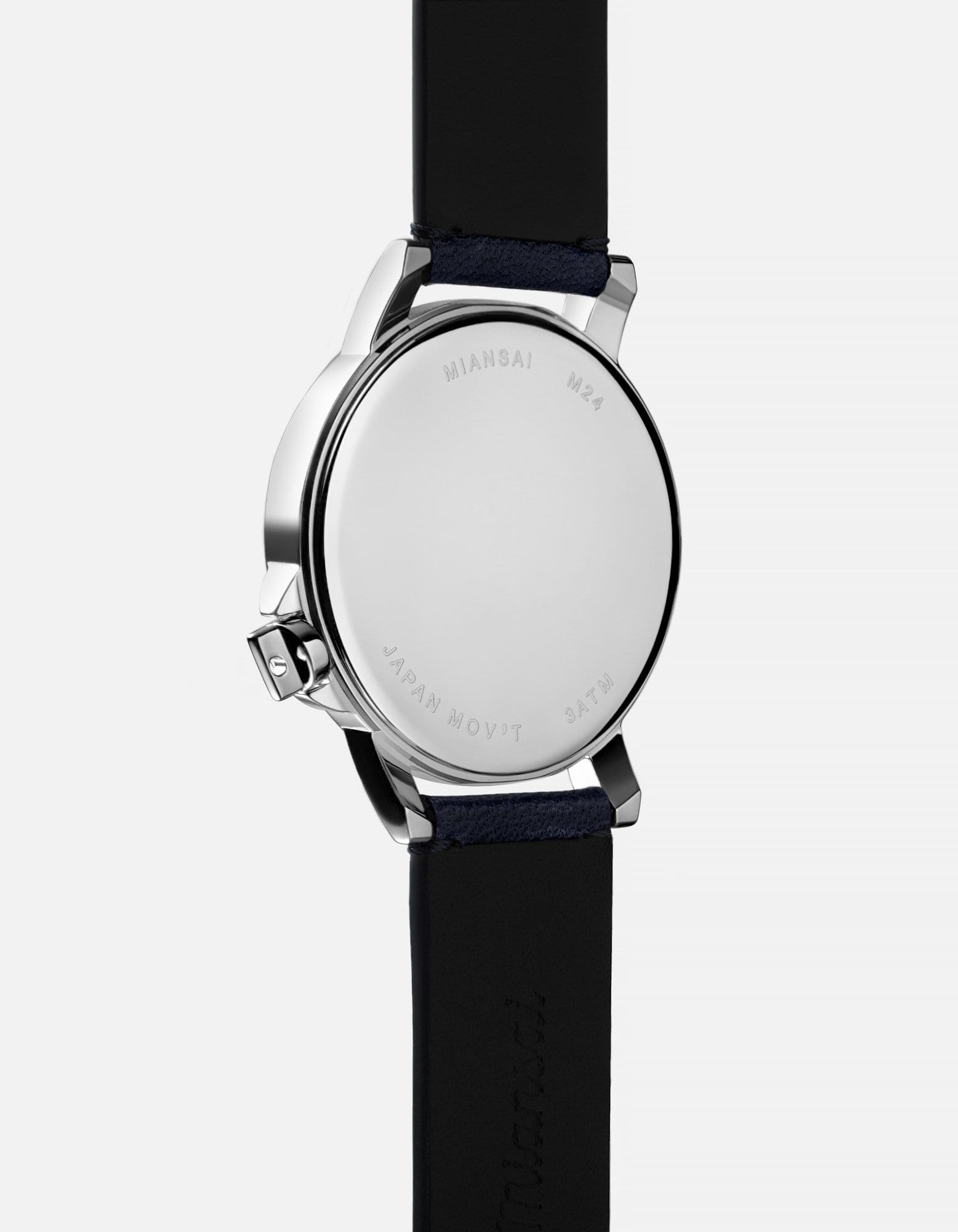 M24 II White Navy Blue Genuine Leather Watch - Stylish & Durable for Men's Fashion, Business & Casual Wear