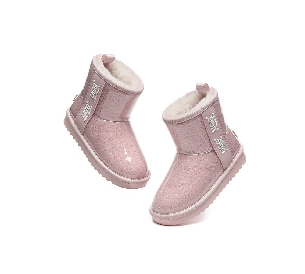Australian Shepherd® Kids Waterproof UGG Boots - Cozy Shearling Lined Winter Boots for Boys & Girls | Perfect for Snow, Rain & Cold Weather Outdoor Play