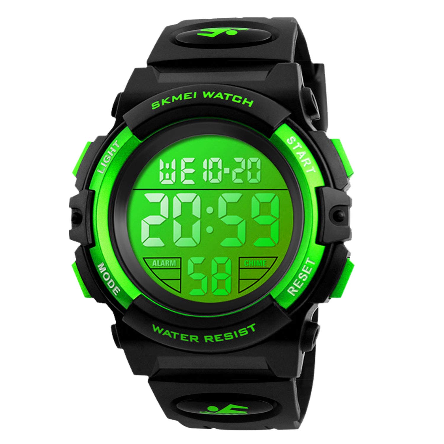 **Cofuo Kids Digital Sports Watch for Boys & Girls - Waterproof Analog Quartz LED Watch with Alarm, Stopwatch, Luminous Silicone Band (7 Colors) - Perfect for School, Sports & Outdoor Activities**