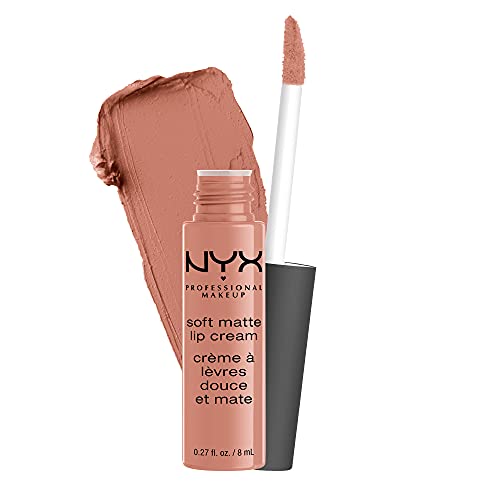 NYX Professional Makeup Soft Matte Lip Cream - Stockholm (Nude Pink) | Long-Lasting, Vegan & Cruelty-Free Liquid Lipstick for Everyday Wear & Special Occasions