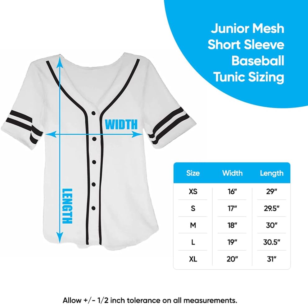 Disney Lilo & Stitch Women's Baseball Jersey - Classic Hawaiian Print Anime Cosplay Shirt for Disney Fans, Halloween Costume & Themed Parties