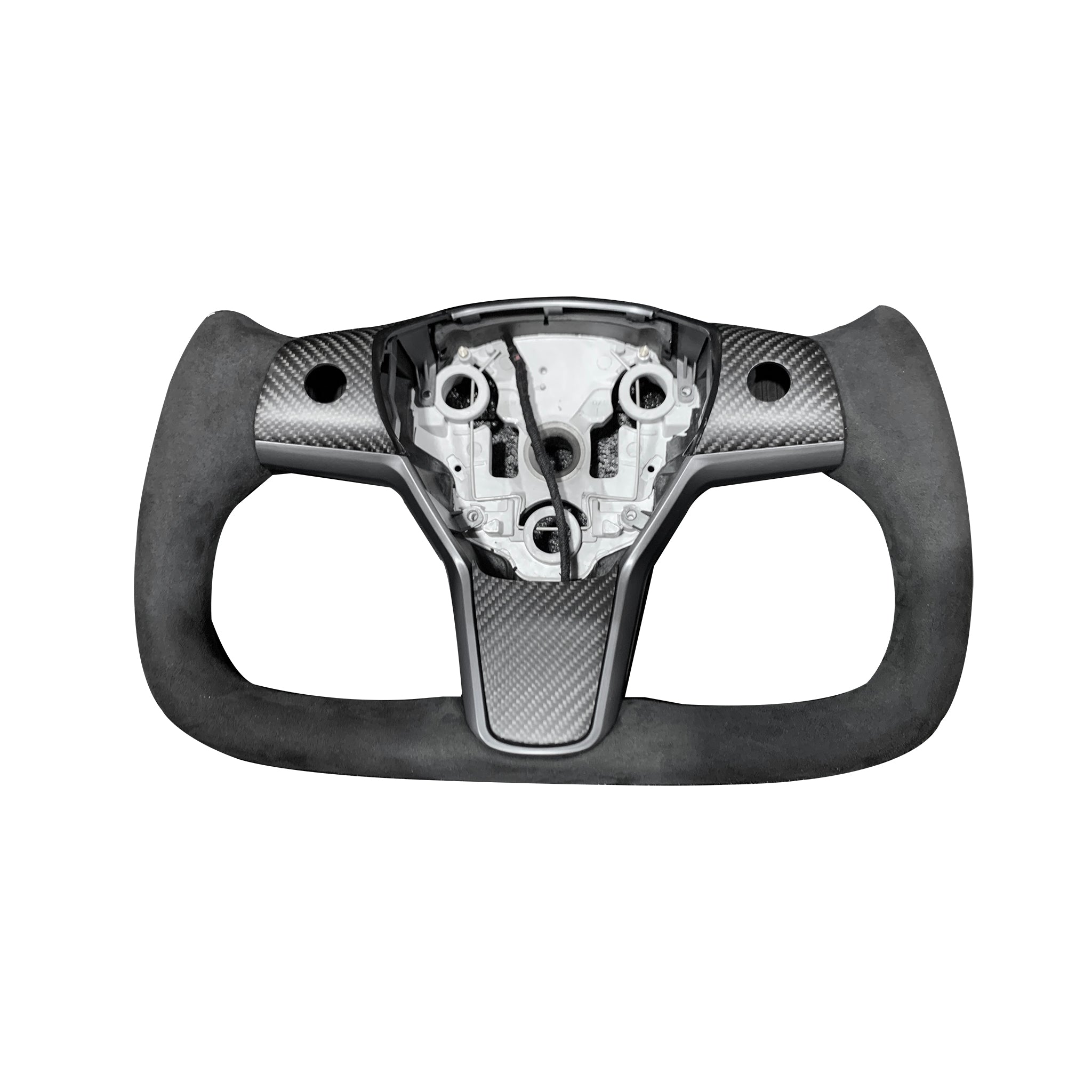Premium Custom Yoke Steering Wheel for Tesla Model 3 & Model Y - YESLAK | Ergonomic Design for Enhanced Driving Comfort & Performance | Perfect for Racing Enthusiasts & Daily Commuters