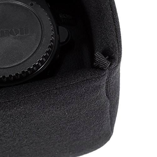**Shockproof Foldable Camera Bag Insert - Padded Protective Case for DSLR & Mirrorless Cameras - Travel Accessory for Photography (Black) - Perfect for Travel, Hiking & Outdoor Shoots**