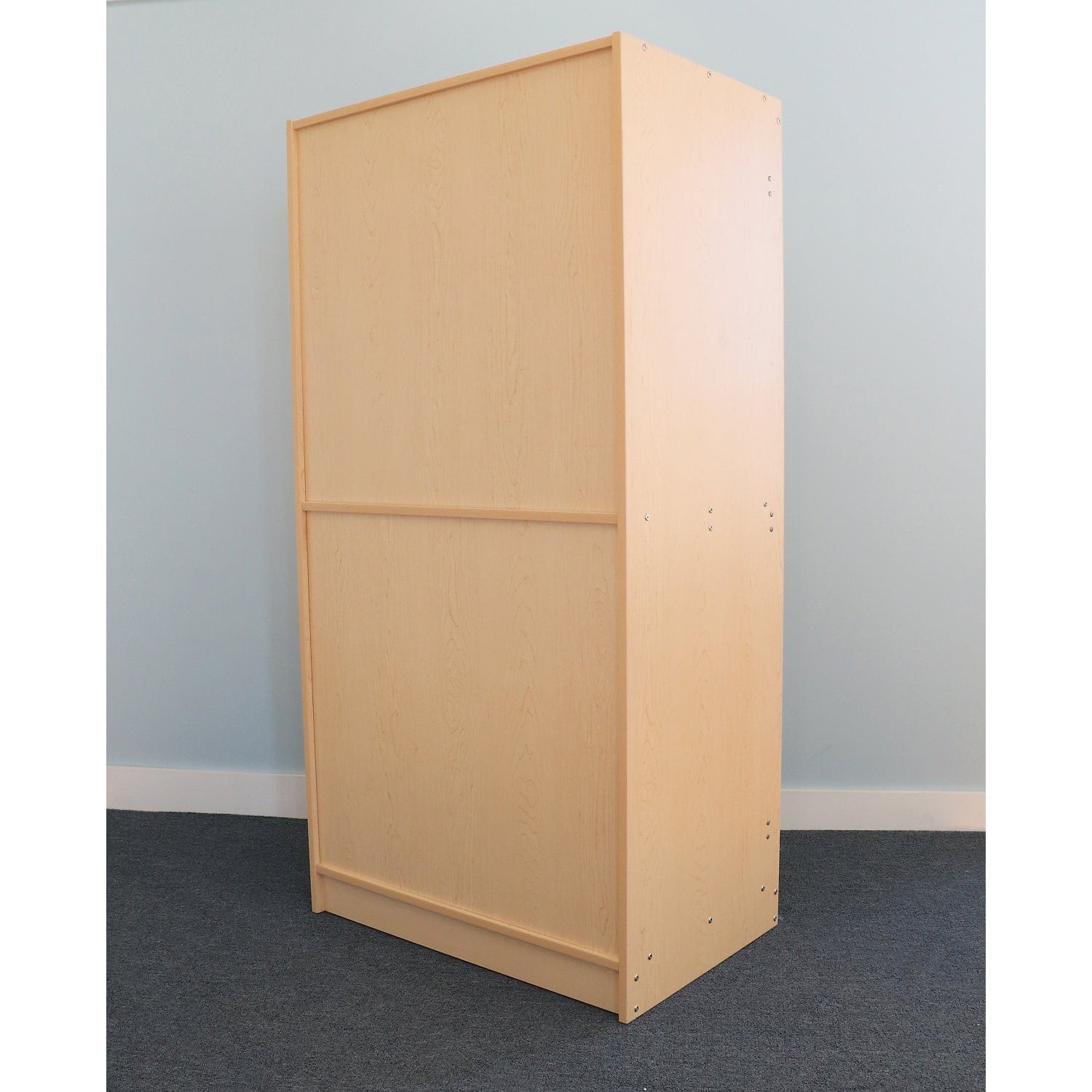 Large Storage Cabinet with Adjustable Shelves - Perfect for Home, Office, and Garage Organization - Heavy Duty Metal & Wood Closet Organizer for Clothes, Toys, and Supplies