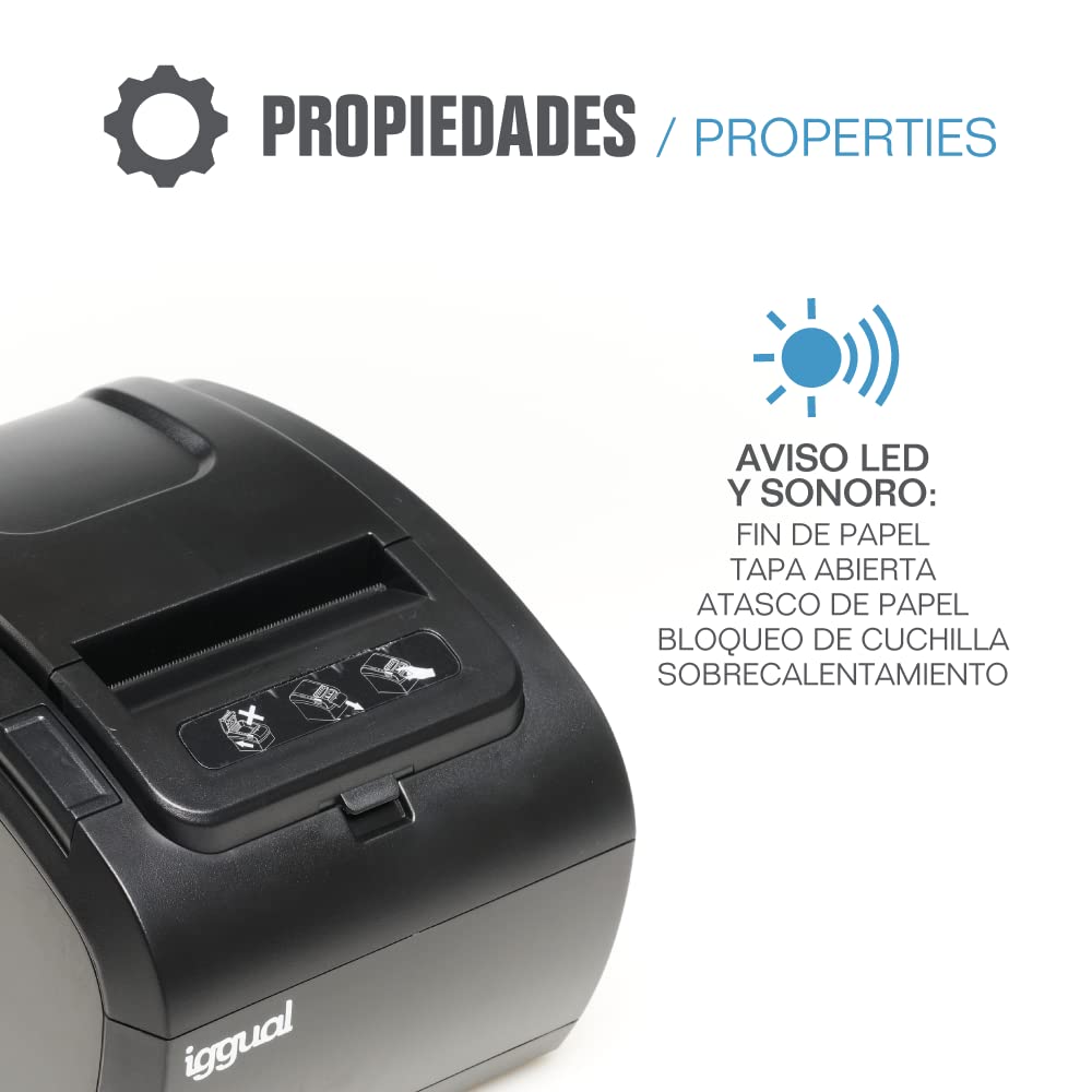 TP8002 Thermal Printer with USB, RS232 & Ethernet Connectivity - Ideal for Shipping Labels, Barcode Printing & Retail Receipts
