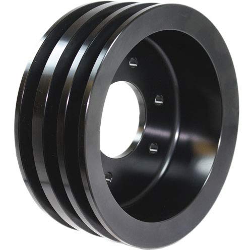 Vintage Air 730008 64-67 Pontiac OEM Crankshaft Steel Pulley - High Performance Replacement Part for Classic Pontiac Muscle Cars - Perfect for Engine Restoration & Upgrades