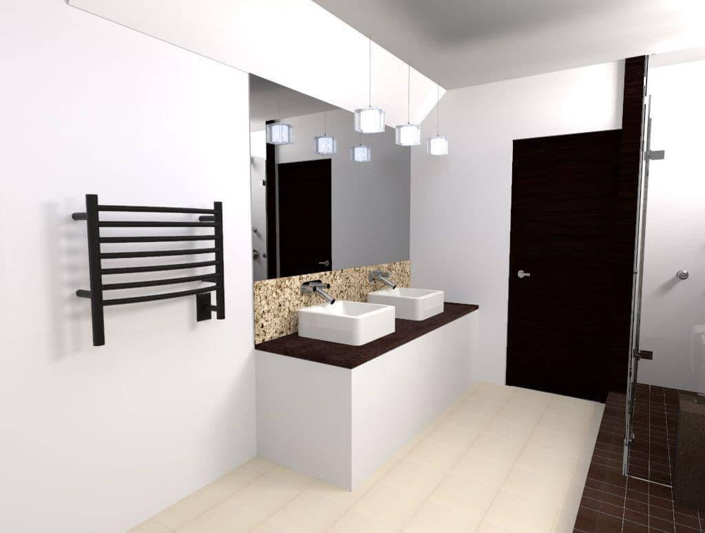 Amba Jeeves H Curved Hardwired Towel Warmer - 20.5