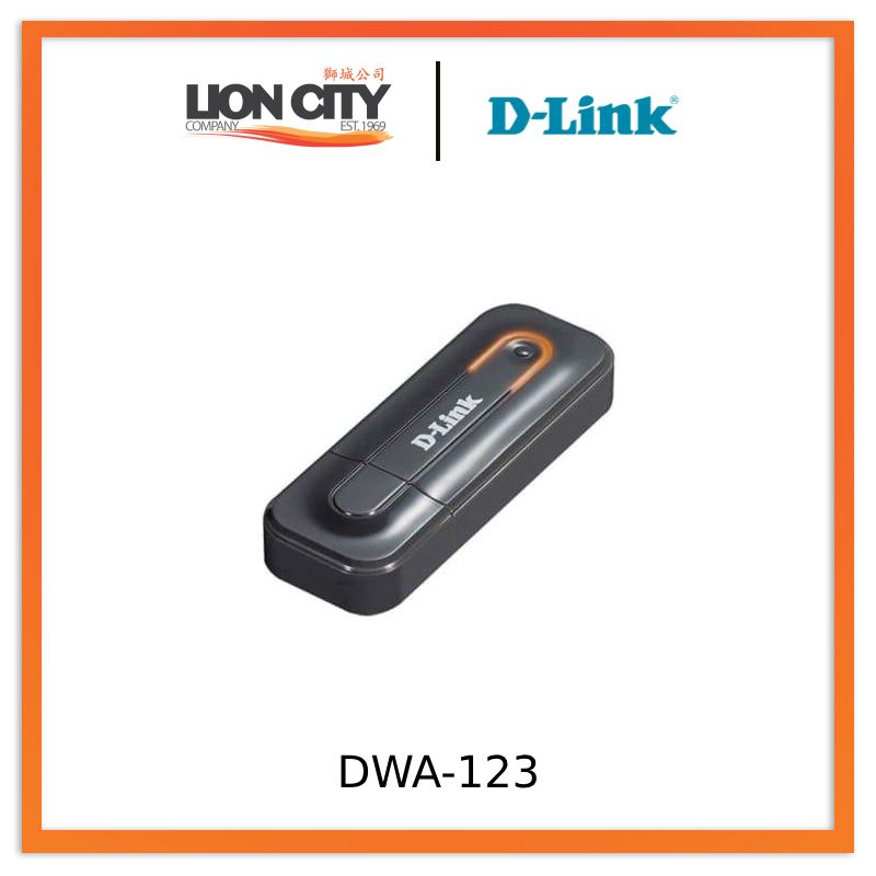 D-Link DWA-123 Wireless N 150 USB Adapter - High-Speed WiFi Dongle for Laptop & PC - Easy Plug & Play Setup - Ideal for Home Office, Gaming & Streaming
