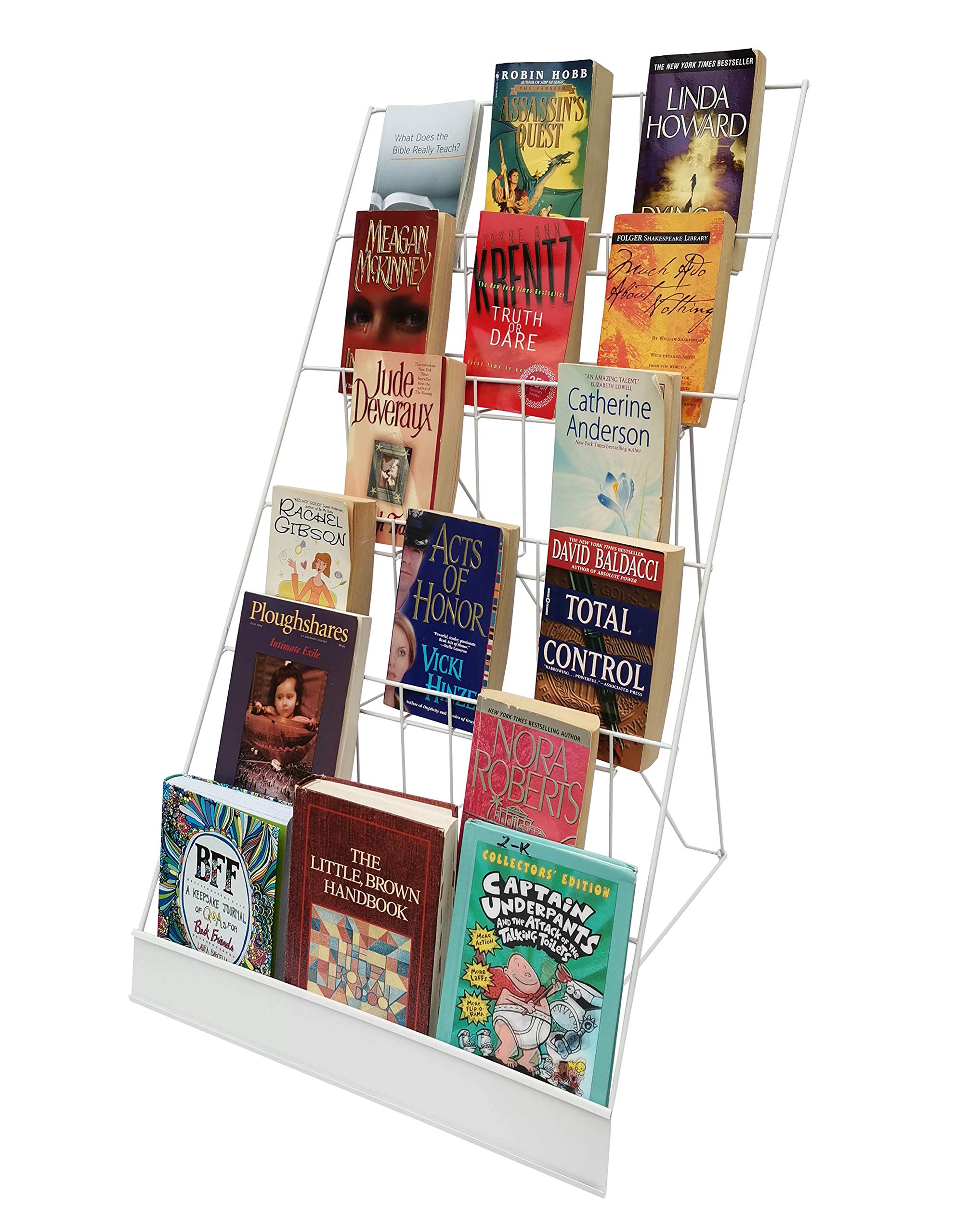 FixtureDisplays® 6-Tier White 18