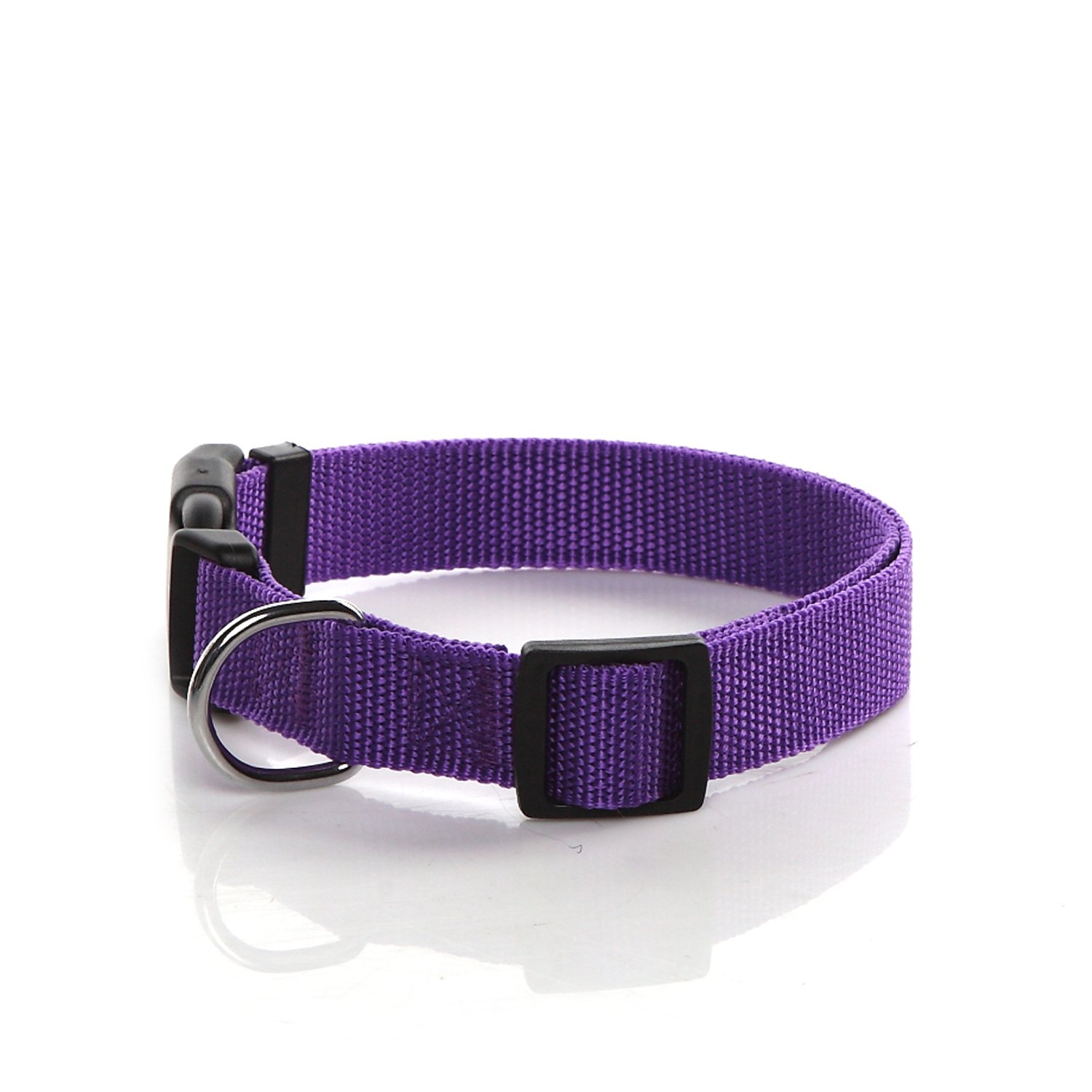 Durable Nylon Dog Collar for Medium & Large Dogs - Adjustable 3/4 Inch Wide Pet Collar - Perfect for Walking, Training & Outdoor Adventures
