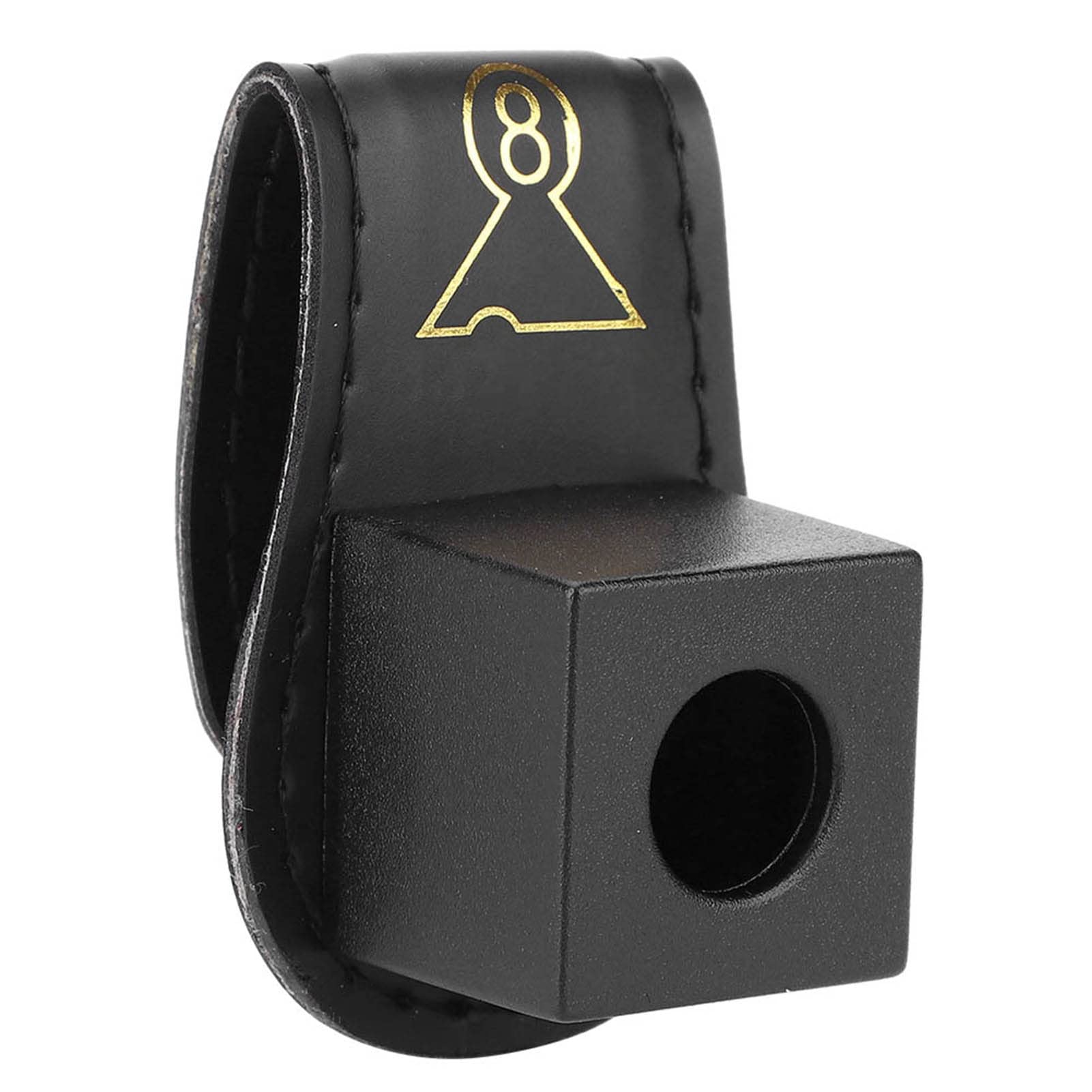 Premium Leather Magnetic Billiard Cue Chalk Holder - Portable Belt Clip for Pool Players - Compact 7x5x4.5cm Design - Perfect for Bars, Game Rooms & Professional Tournaments