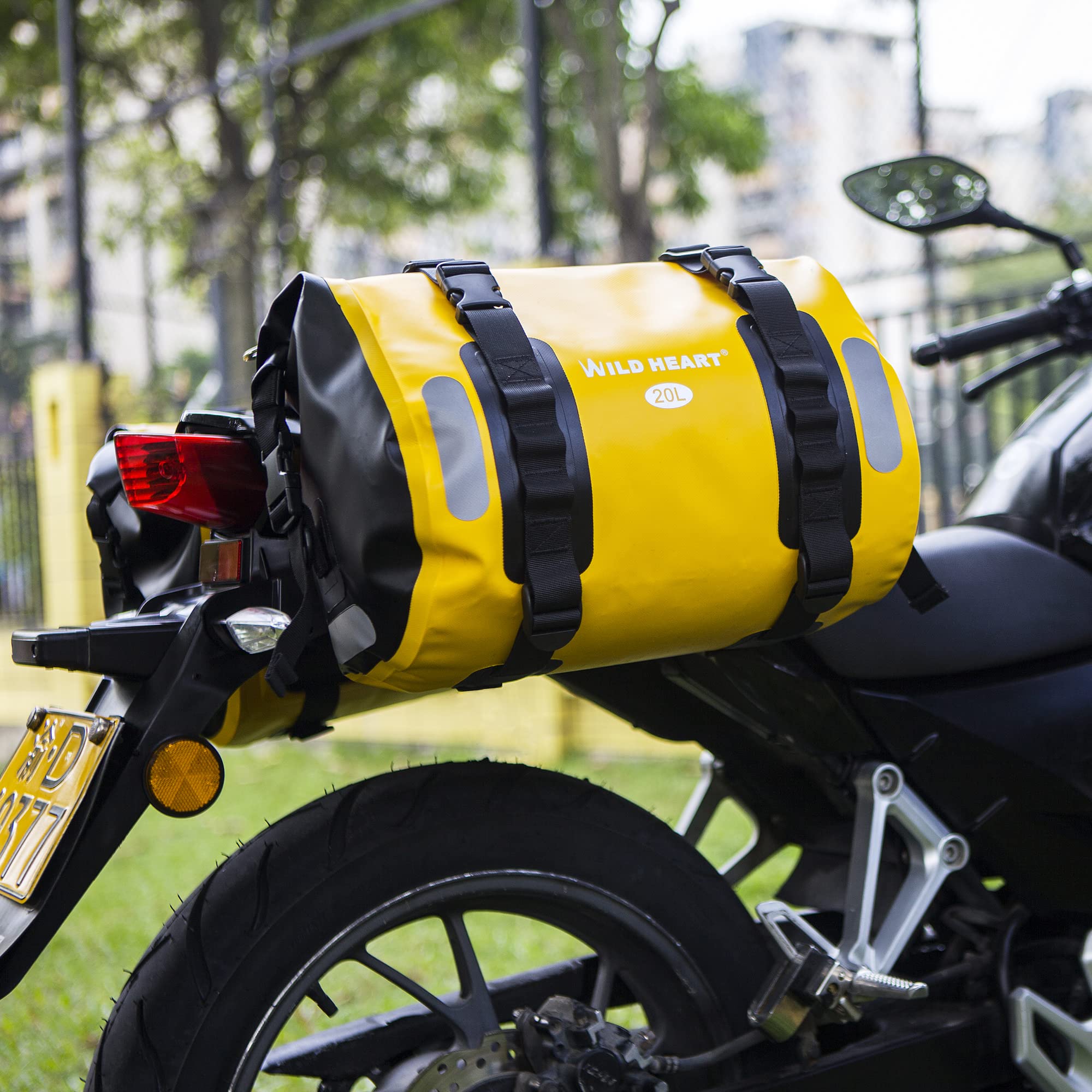 Waterproof Motorcycle Saddlebags 40L - Durable Tank & Side Bags for Adventure Riding, Commuting & Travel - WILD HEART Waterproof Storage for Bikes