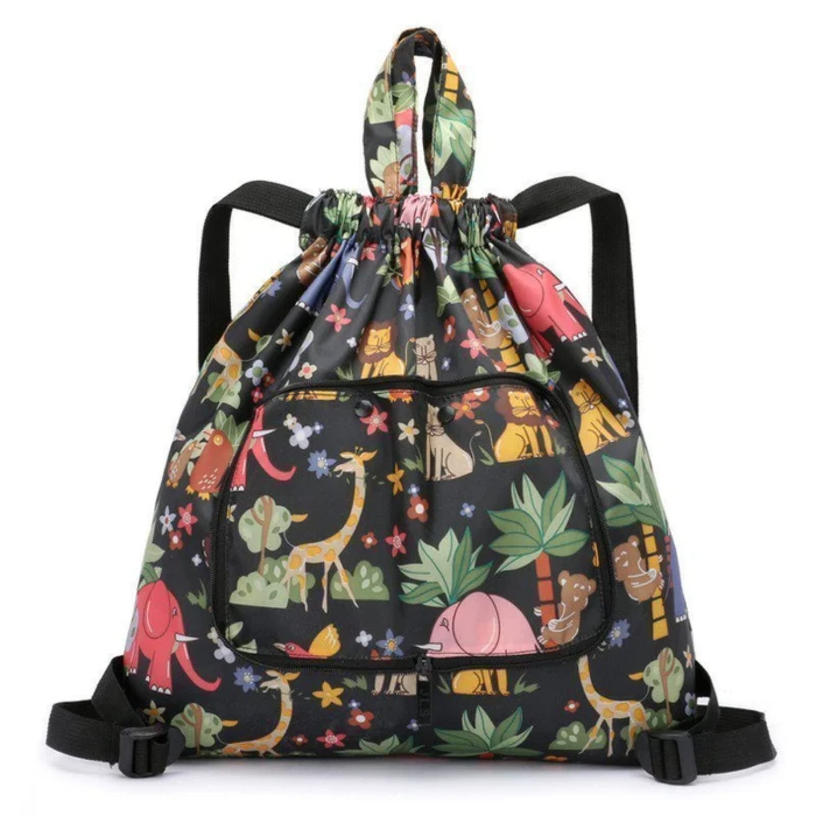 2022 New Foldable Large Capacity Travel Backpack - Waterproof Drawstring Tote Bag with Wallet Shape (G) | Perfect for Hiking, Camping & Airplane Carry-On