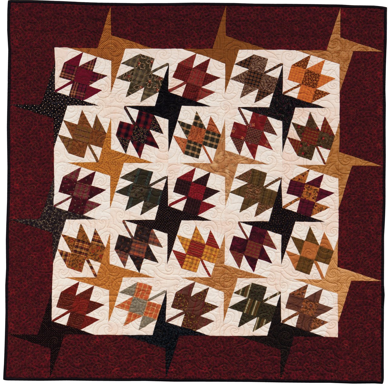 13 Beautiful Patchwork Quilt Patterns for Country Home Decor - Cozy Bedroom & Living Room Designs