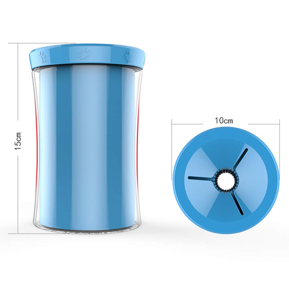 Portable Dog Paw Cleaner Cup - Soft Silicone Brush for Puppy Feet Cleaning at Home & Outdoors