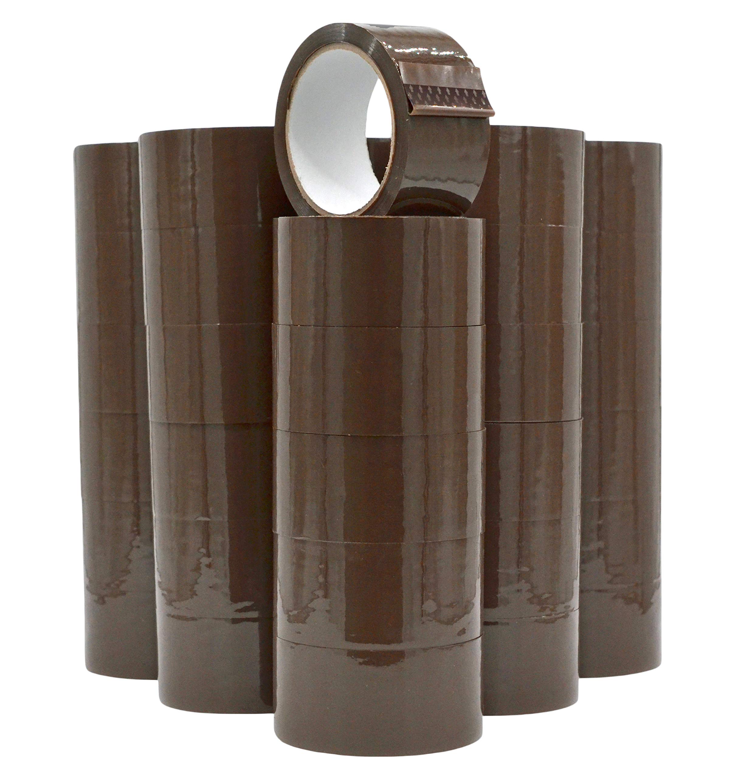 WOD CST20WBA Heavy Duty Tan Packing Tape - 2 Inch x 110 Yards (36 Rolls) | Industrial Strength Shipping Box Packaging Tape for Moving, Office & Storage | Secure Packages, Seal Boxes & Organize Supplies