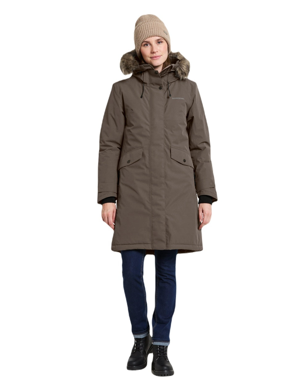 Didriksons Erika Women's Waterproof Insulated Winter Parka Jacket - Warm Windproof Coat for Outdoor Activities, Hiking & Snowy Weather