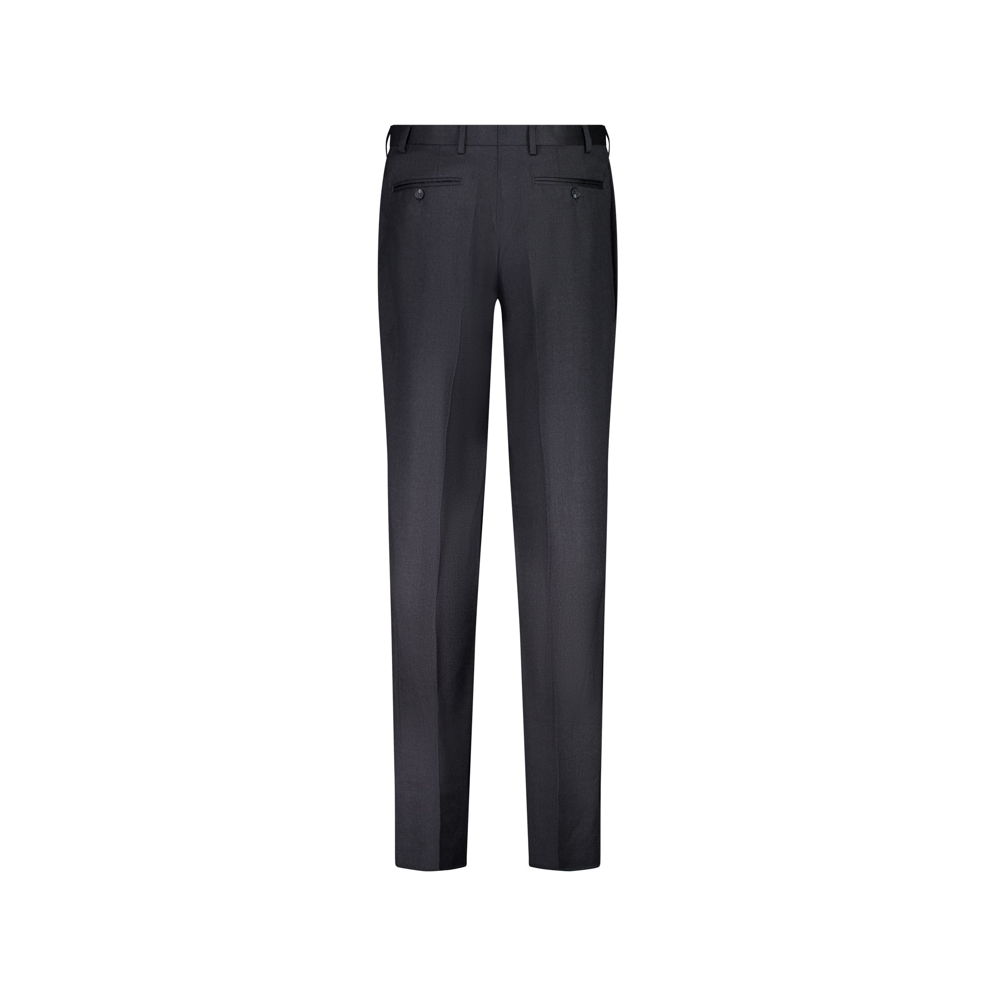 Premium Men's Charcoal Wool Suit by CORNELIANI - Classic Plain Leader Design for Business, Office & Formal Events