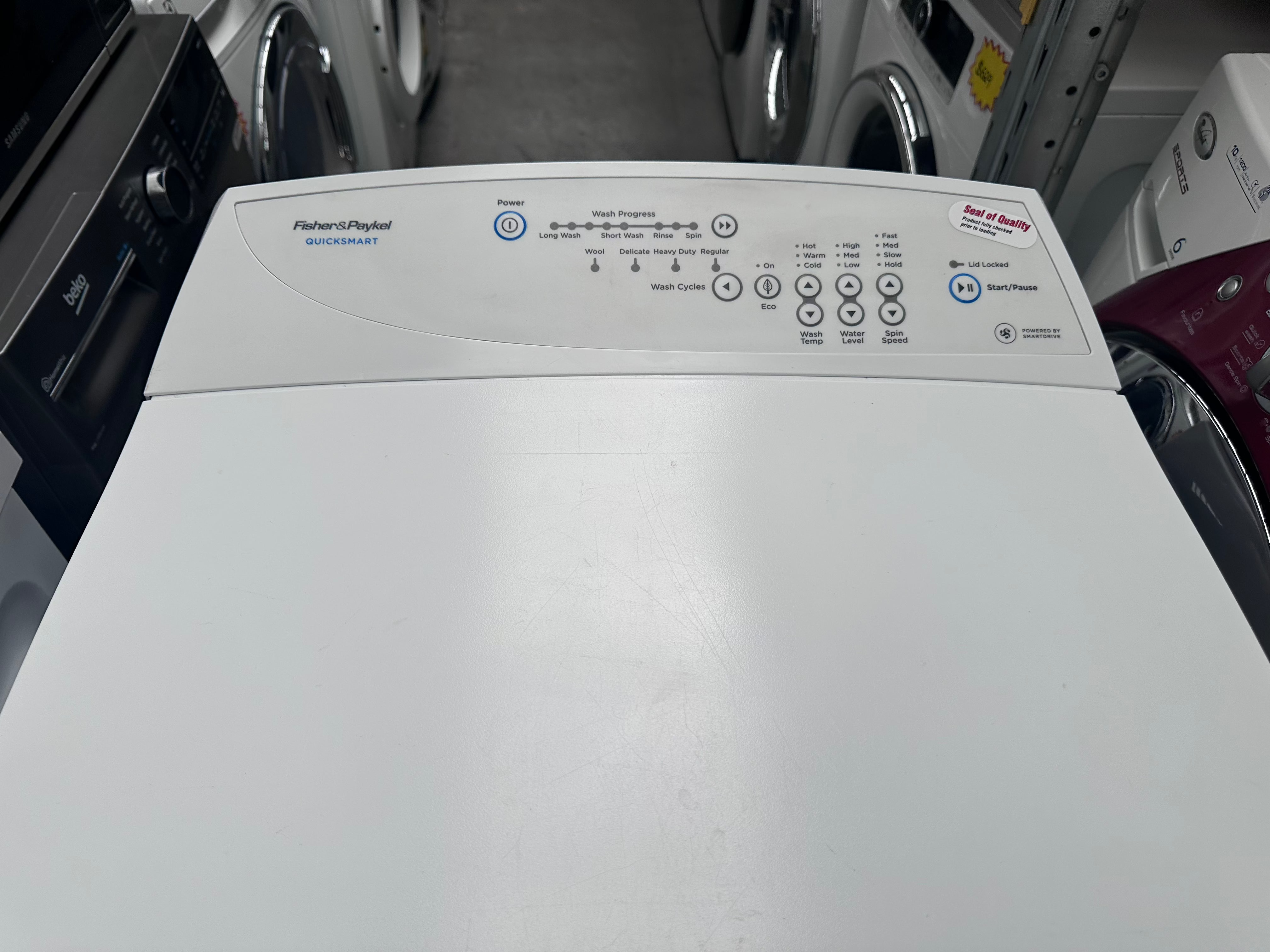 Fisher & Paykel 5.5kg Top Load Washing Machine - Certified Refurbished (Latest Model) | Perfect for Apartments, Laundromats & Small Spaces