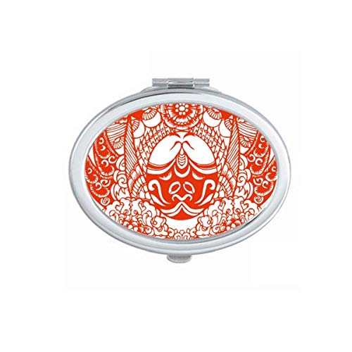 DIYthinker Portable Folding Double-Sided Hand Mirror - Compact Travel Makeup Mirror with Stand, Perfect for Home, Office & Travel Beauty Essentials