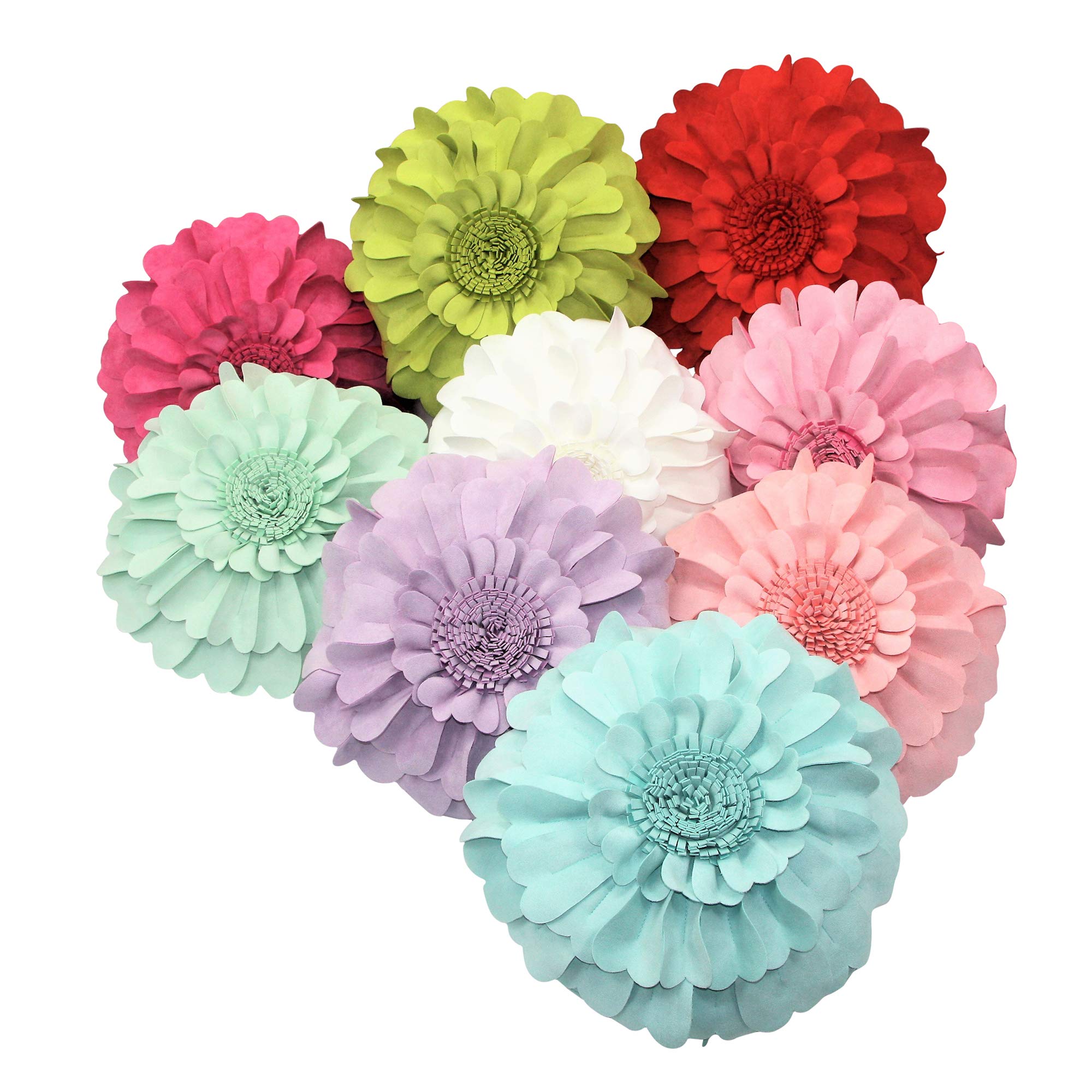 Contempo Lifestyles 3D Sunflower Throw Pillow - 13 Inch Lilac Handmade Decorative Flower Pillow for Bed, Couch & Home Decor | Perfect for Living Room, Nursery & Wedding Gifts