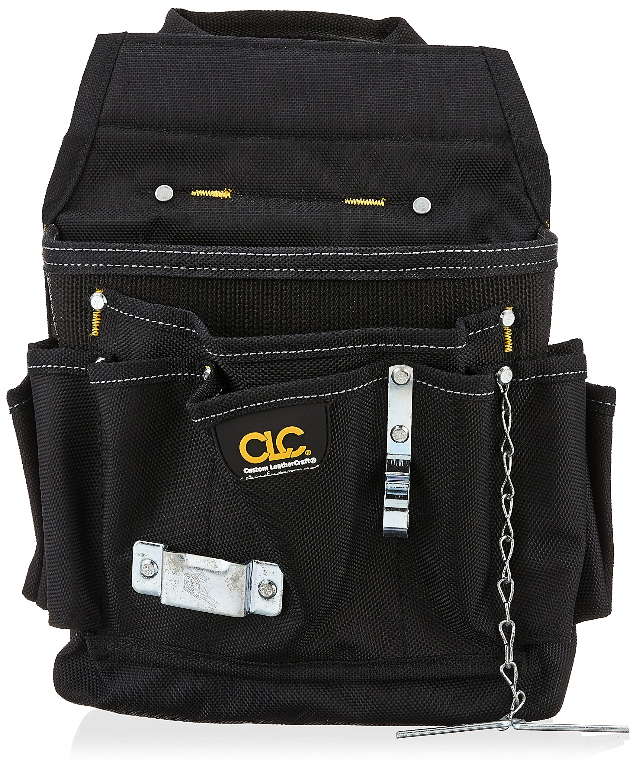 CLC Custom Leathercraft 1608 Electrician's Comfort Lift Combo Tool Belt with 5505 Professional Pouch - Durable Work Belt for Electricians, HVAC & Construction - Perfect for Wiring, Repairs & Job Site Organization