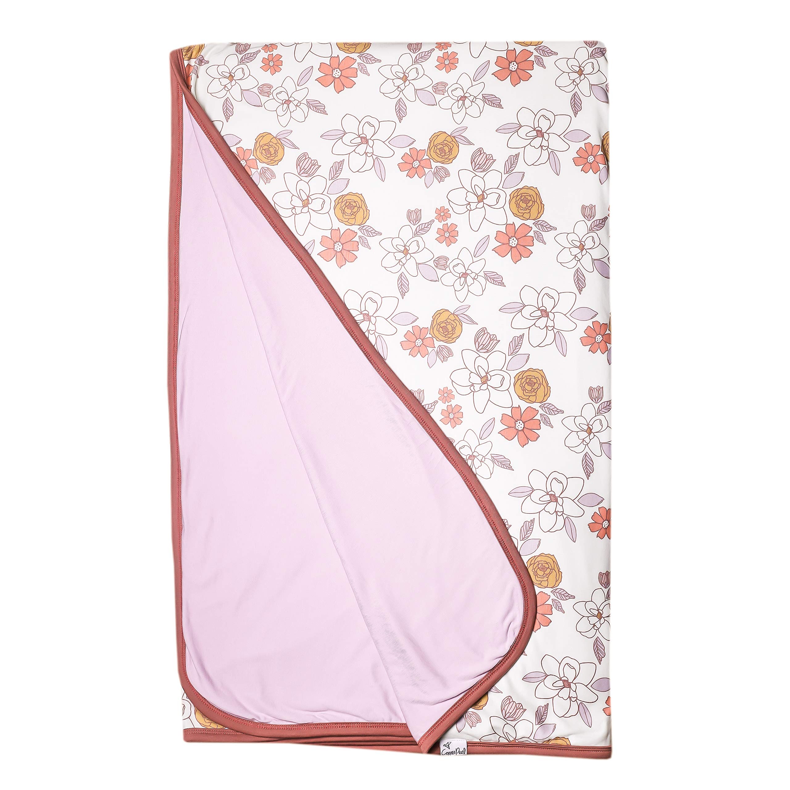 Premium Copper Pearl Jumbo 3-Layer Baby Blanket - Ultra Soft & Breathable Nursery Blanket for Newborns, Boys & Girls | 46