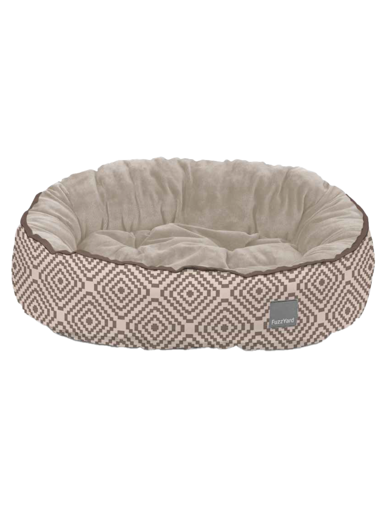 FuzzYard Reversible Dog & Cat Bed - Malta Mocha Color, Soft Plush Pet Bed for Small Medium Large Dogs & Cats, Washable & Durable - Perfect for Living Room, Bedroom or Pet Travel Carrier