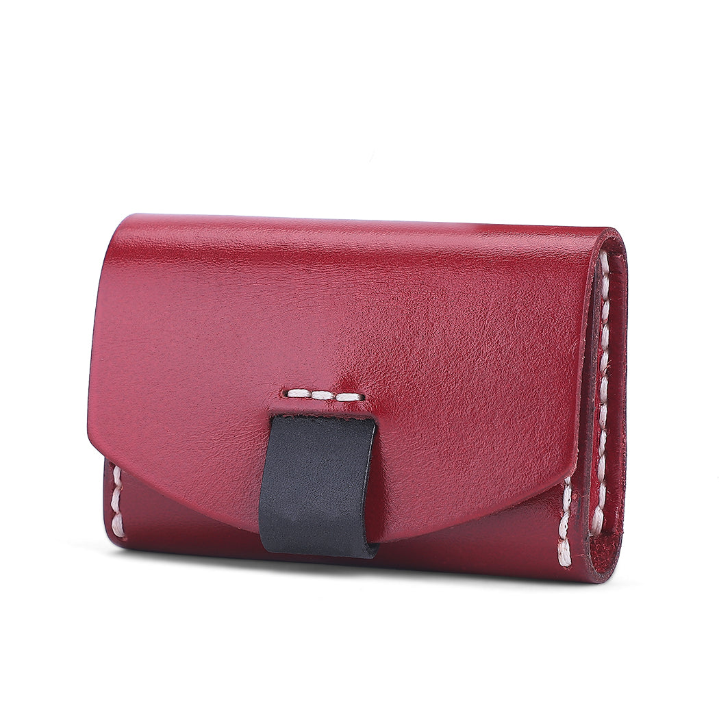 Hand Stitched Genuine Leather Trifold Wallet for Women - Slim RFID Blocking Credit Card Holder - Perfect for Everyday Use, Travel & Gifting