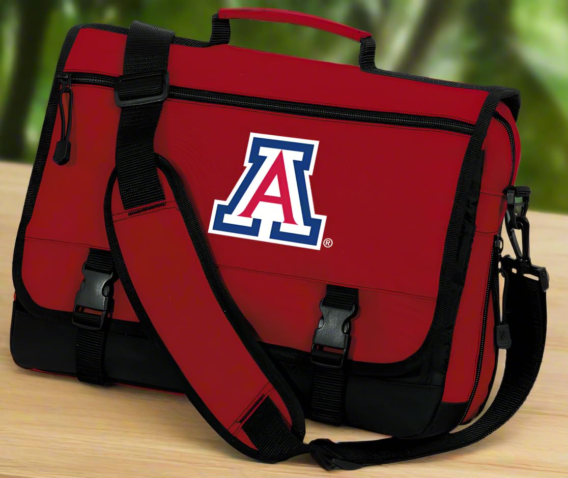 University of Arizona Wildcats Laptop Bag & Briefcase - Durable, Stylish Design for Campus, Work, and Travel