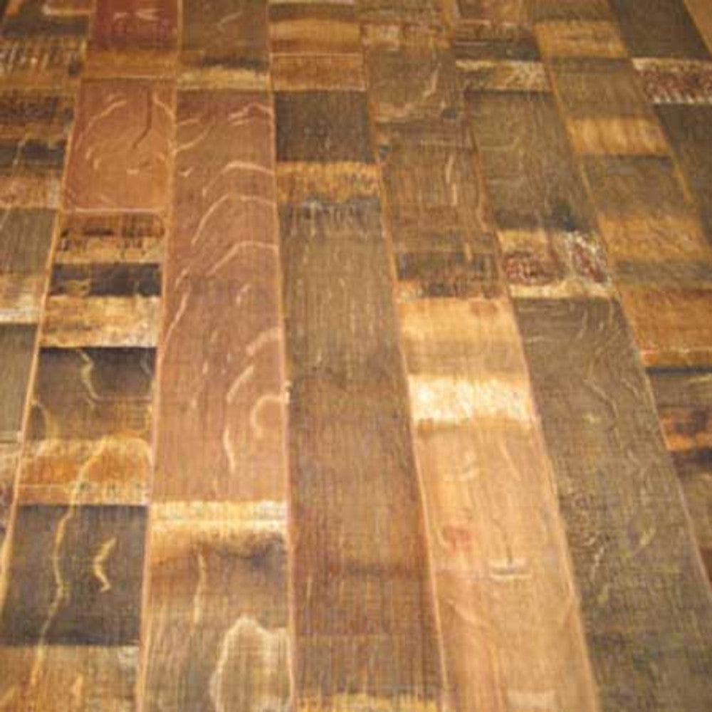 Vinostor Vintage Wine Barrel Stave Flooring - Reclaimed Oak Wood Planks for Rustic Home Decor | Perfect for Living Rooms, Kitchens & Wine Cellars