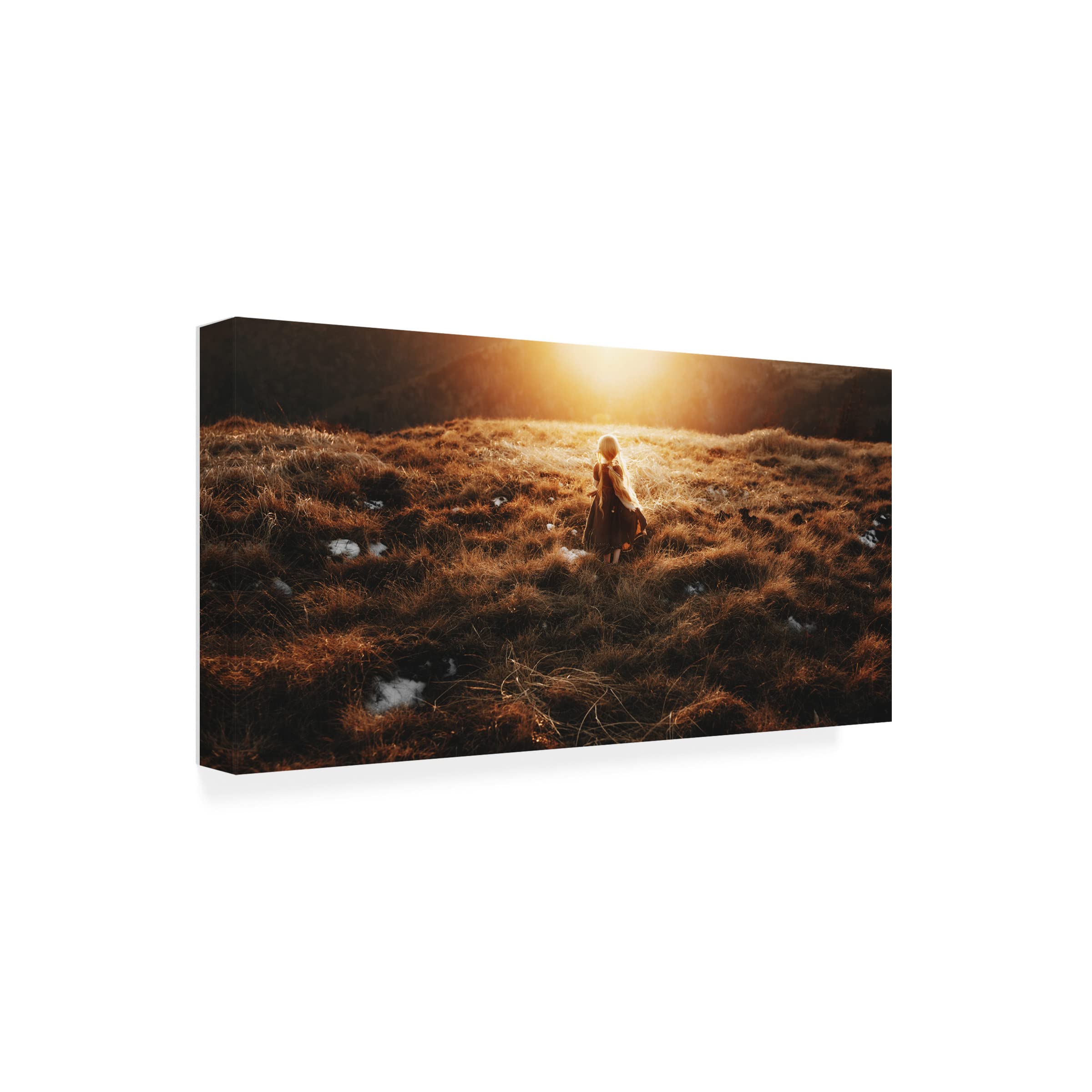 Trademark Fine Art 'Fun In The Sun' Canvas Wall Art by Suzuhiko Suzuki - Vibrant Beach Scene for Living Room, Bedroom & Office Decor
