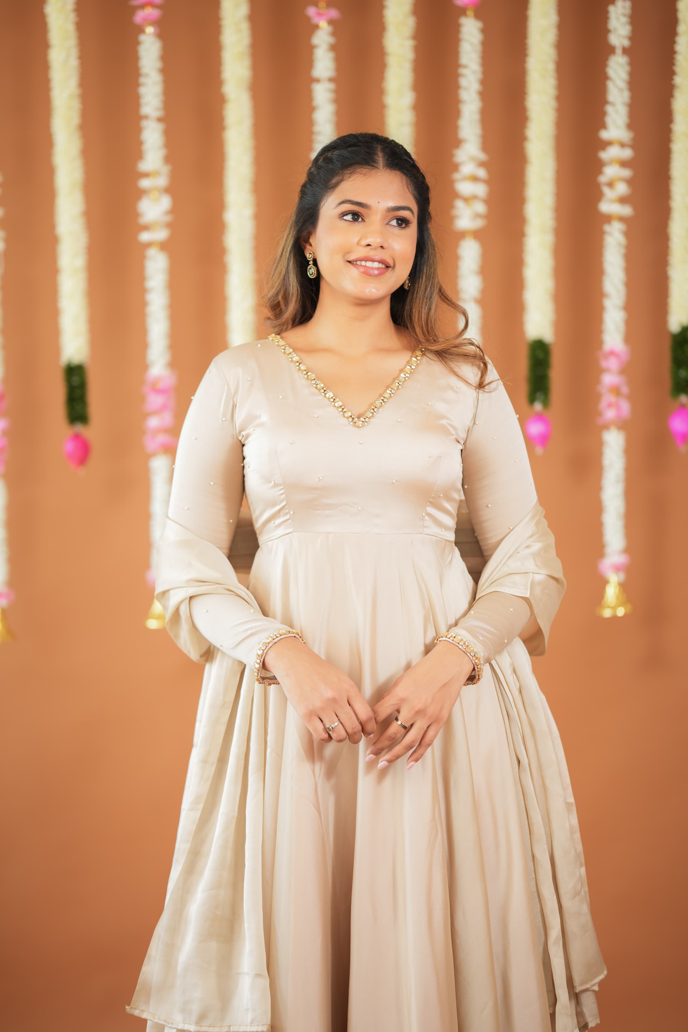 DD660 Anjana Premium Designer Anarkali Dress - Elegant Indian Ethnic Wear for Women | Perfect for Weddings, Parties & Festive Occasions