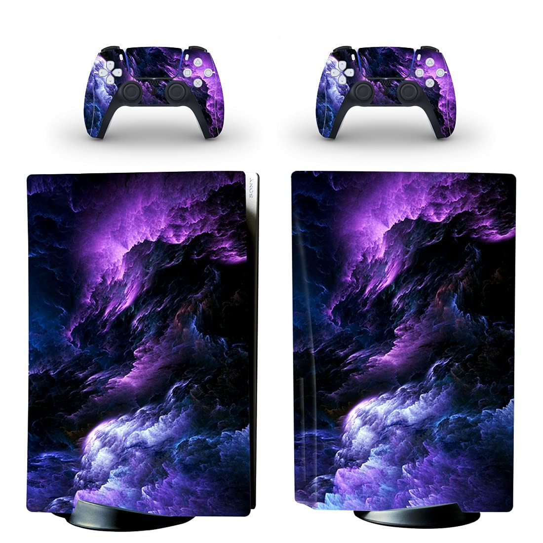 Premium PS5 Console & DualShock Controller Protector Film - DolDer Autocollant for Sony PS5 - Scratch-Resistant Screen Protector for Gaming Setup & Entertainment