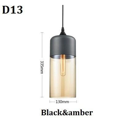 Elegant Glass Pendant Lights for Dining Room & Kitchen Island - Modern Hanging Chandelier Lighting Fixtures for Home Decor