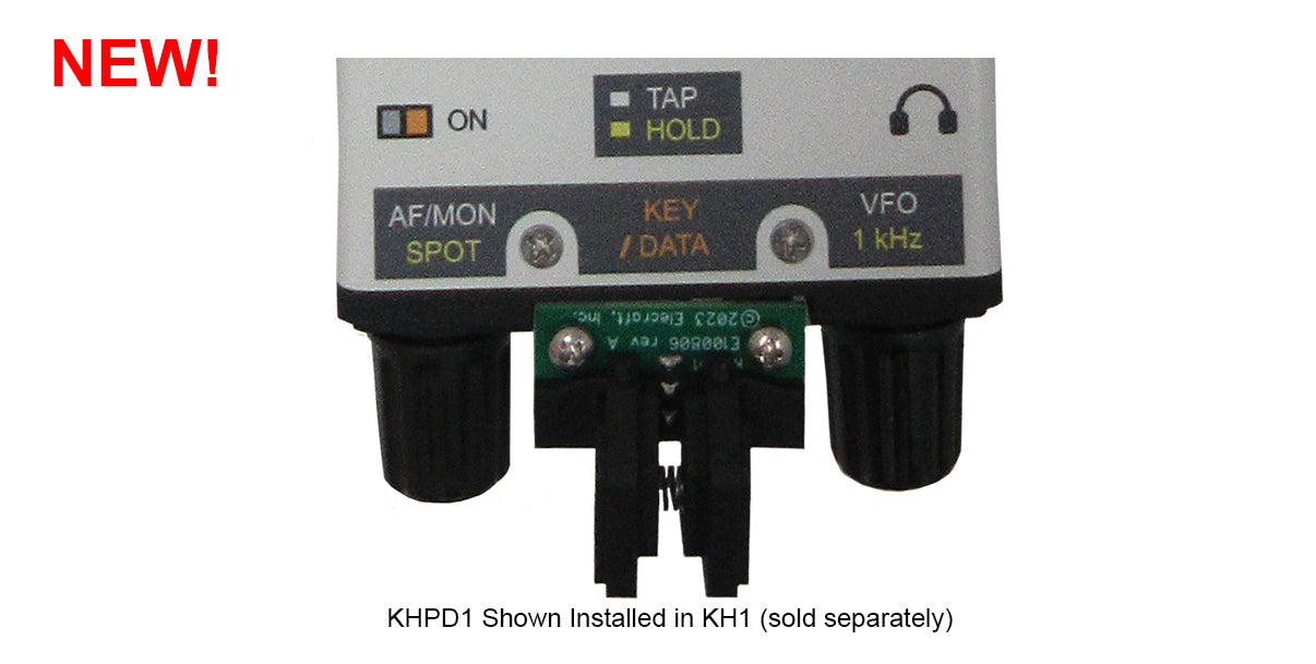 KHPD1 KH1 Morse Code Keyer Paddle - Professional Ham Radio CW Key for Amateur Radio Operators - Perfect for Morse Code Practice & Radio Communication Training