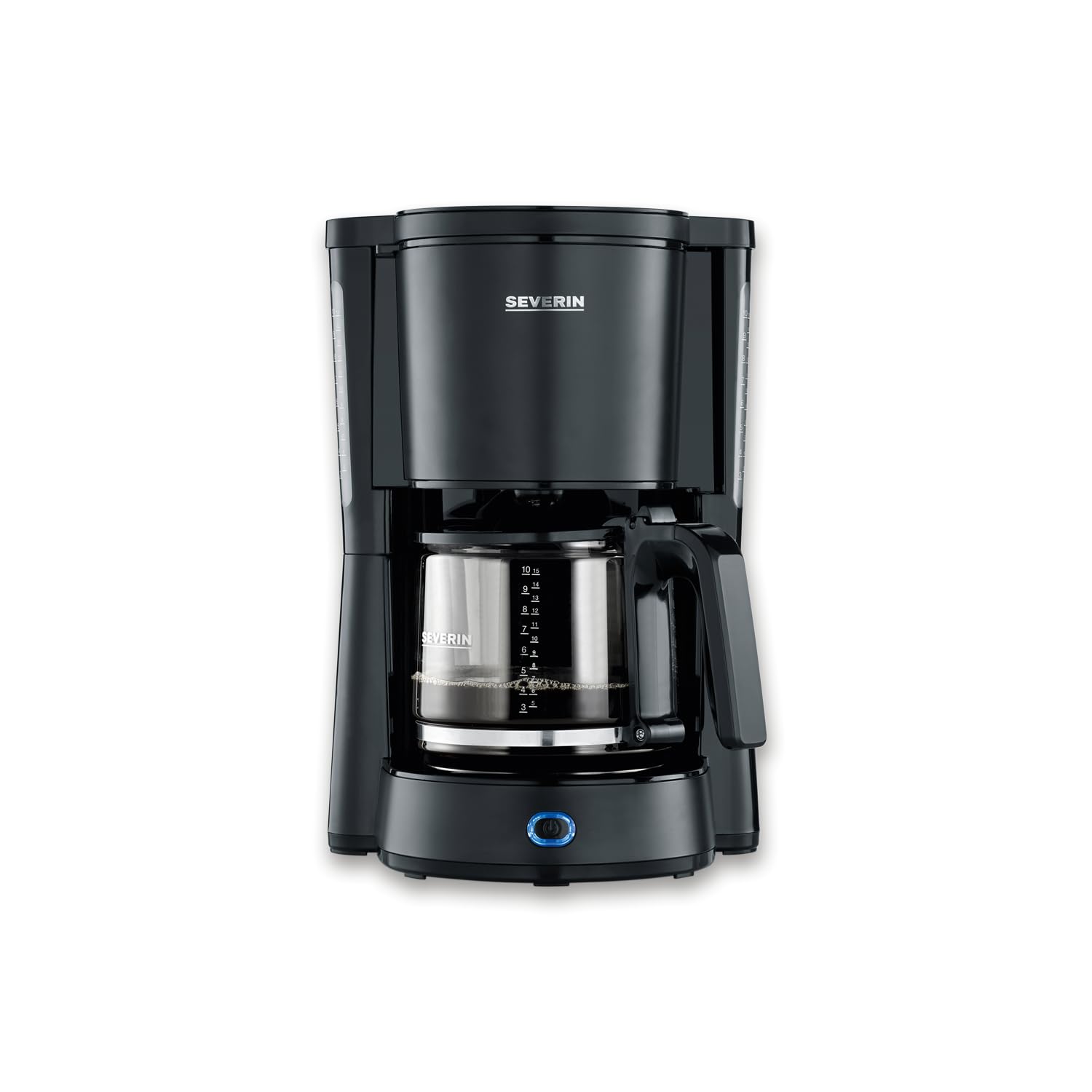 Severin KA9554 10-Cup Filter Coffee Maker - Drip Coffee Machine for Home & Office Use - Perfect for Morning Brew & Entertaining Guests