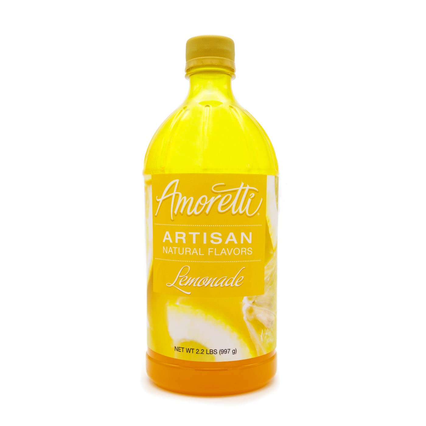 Amoretti Natural Lemonade Artisan Flavor Paste 2.2 lbs - Preservative Free, Gluten Free, Kosher Pareve, No Artificial Sweeteners, Highly Concentrated - Perfect for Baking, Cooking, Brewing, Cocktails & Desserts
