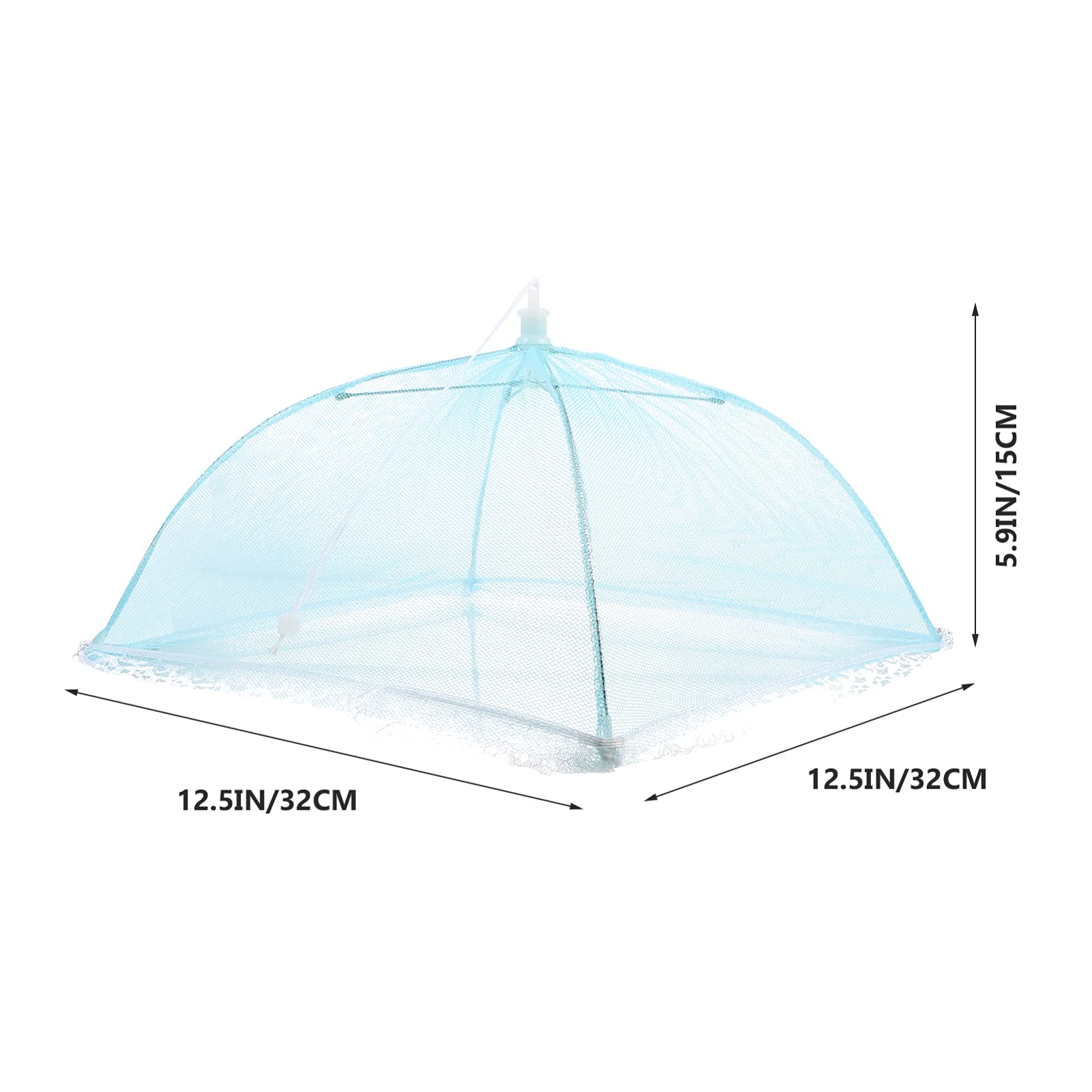 Cabilock 3-Pack Reusable Mesh Food Covers - Foldable Square Dining Table Umbrella for Outdoor Picnics, BBQ, and Patio Dining | Keeps Insects Away While Enjoying Meals Outside