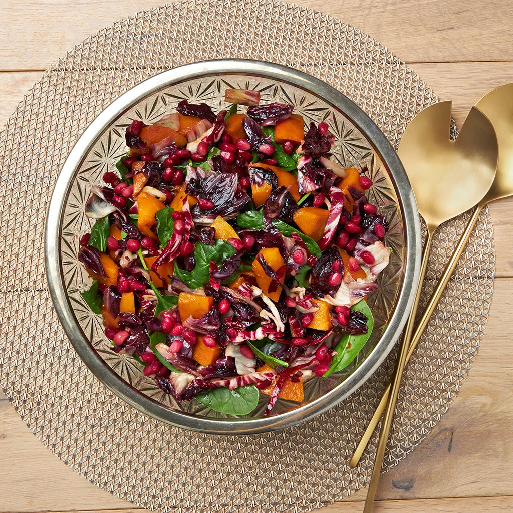 Fresh Organic Squash and Radicchio Salad Mix - Healthy Gourmet Greens for Salads, Wraps & Meal Prep - Perfect for Vegan, Keto & Gluten-Free Diets